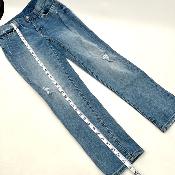 7 FOR ALL MANKIND Woman's Josefina Hidden Button Fly Denim Jeans Size 28 - Picture 8 of 14